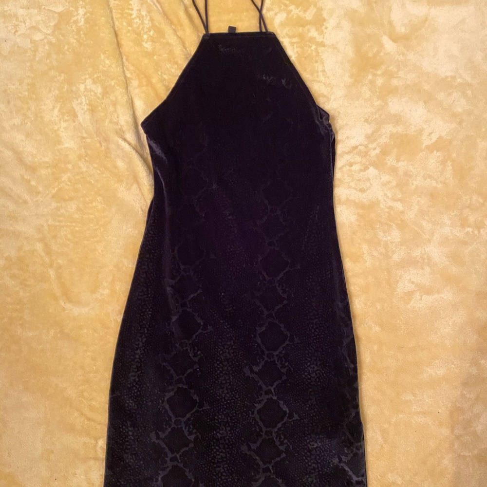 Black tight dress